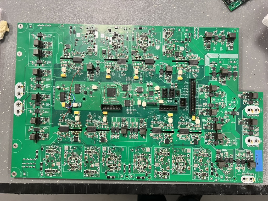 Large power electronics control PCB