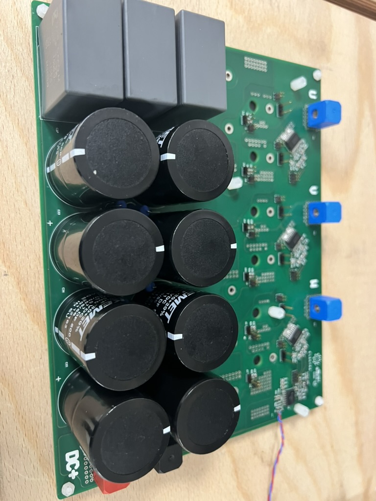 Capacitor bank PCB prototype